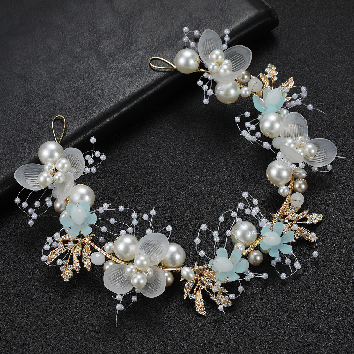 Pearl Flower Hairband Handmade Headwear