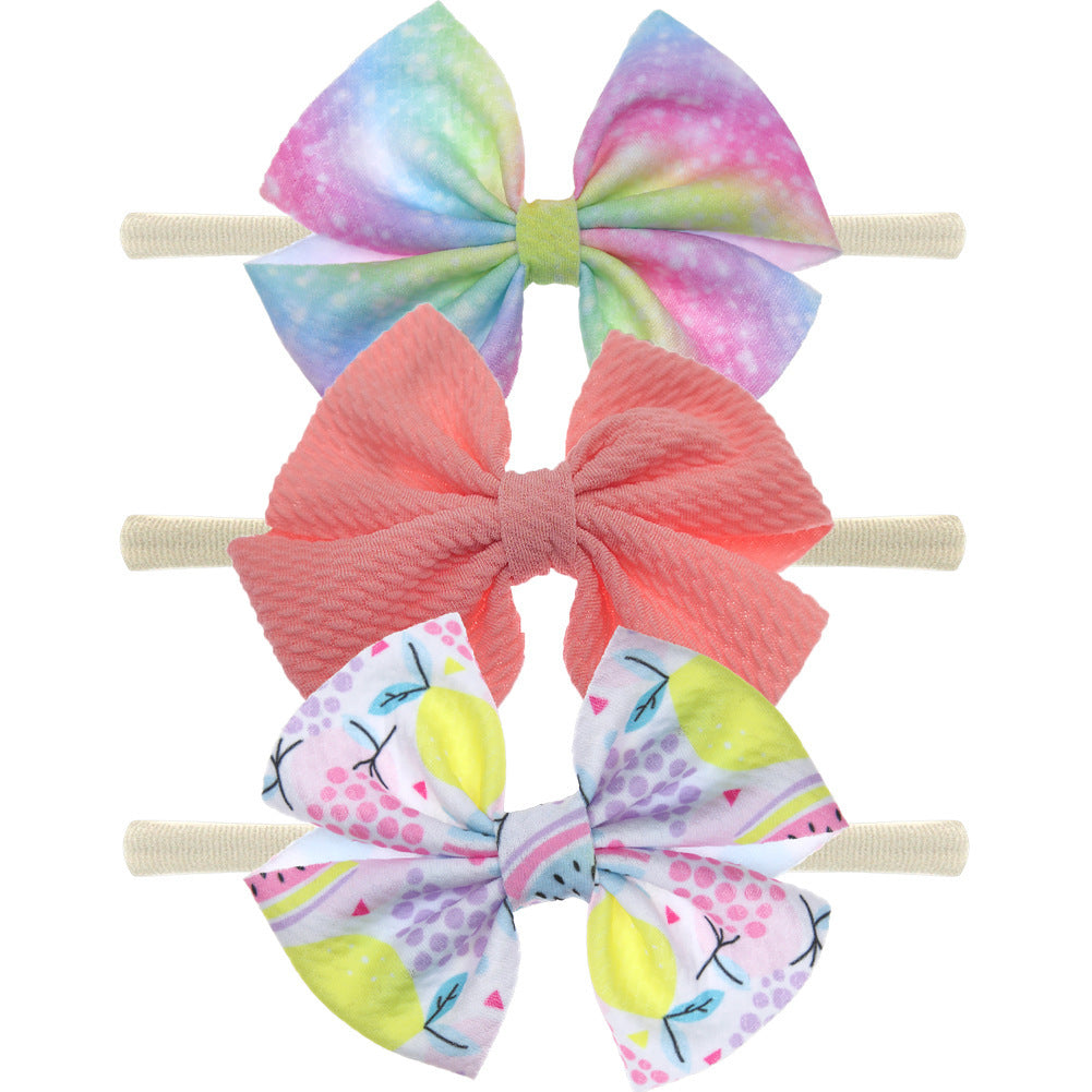 European And American Simple Bow Headband Hair Accessories