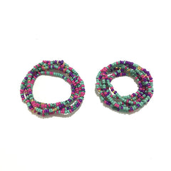 Multi-layer Handmade Color Bead Beach Chain