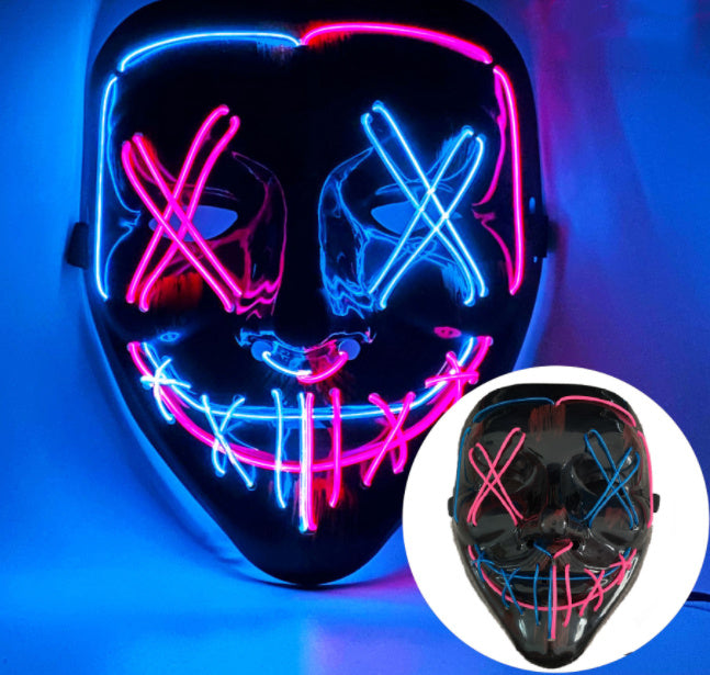 Halloween Horror Glowing Mask V Shape