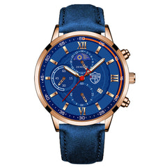 Automatic Calendar Luminous Quartz Watch