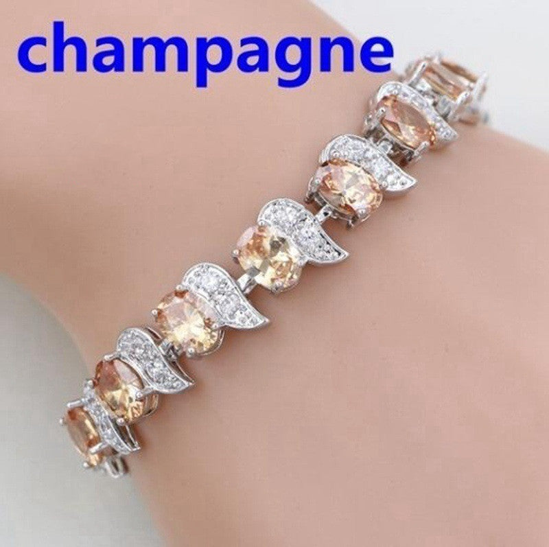 Meniscus Color Jewelry Zircon Seven Color Bracelet