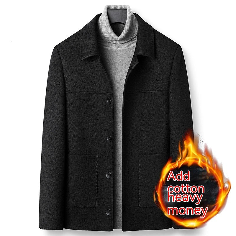 Wool Jacket Men's Woolen Coat