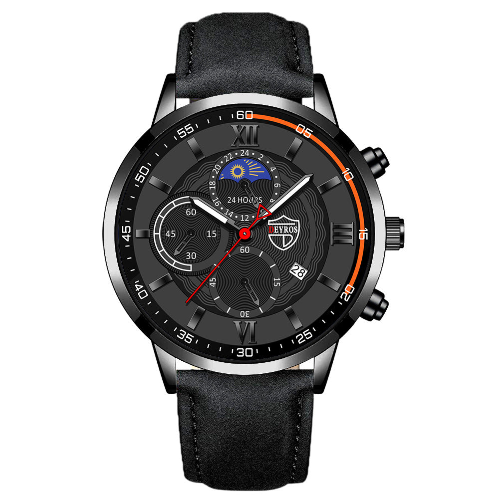 Automatic Calendar Luminous Quartz Watch