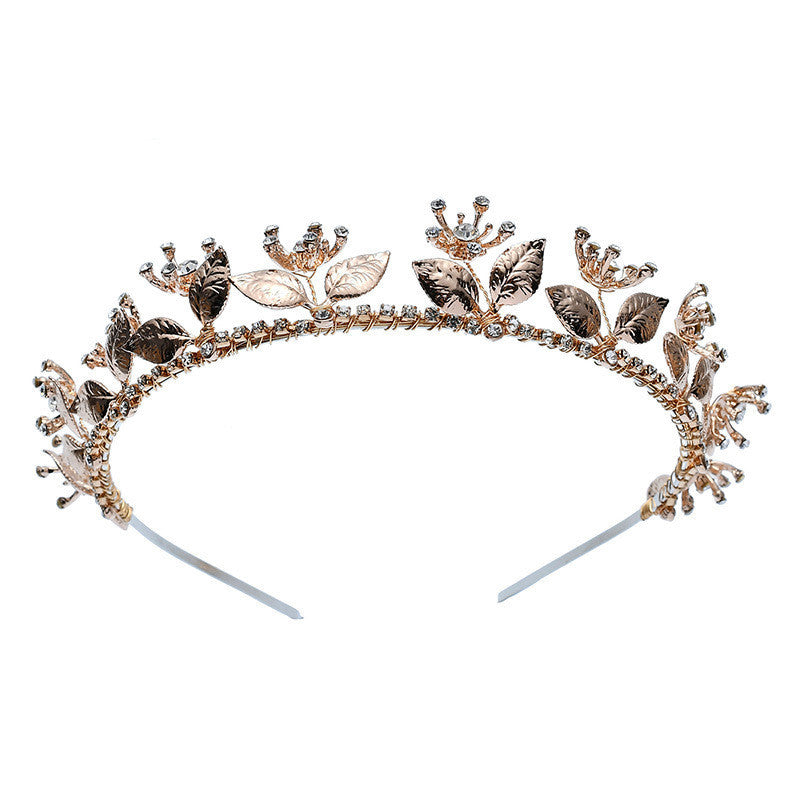 Bridal Tiara Delicate Floral Shape Headwear