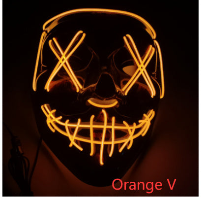 Halloween Horror Glowing Mask V Shape