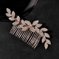 Vintage Minimalist Bride's Hair Comb Wavy