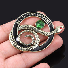 Side Snake Necklace European And American Retro Pendant New Accessories