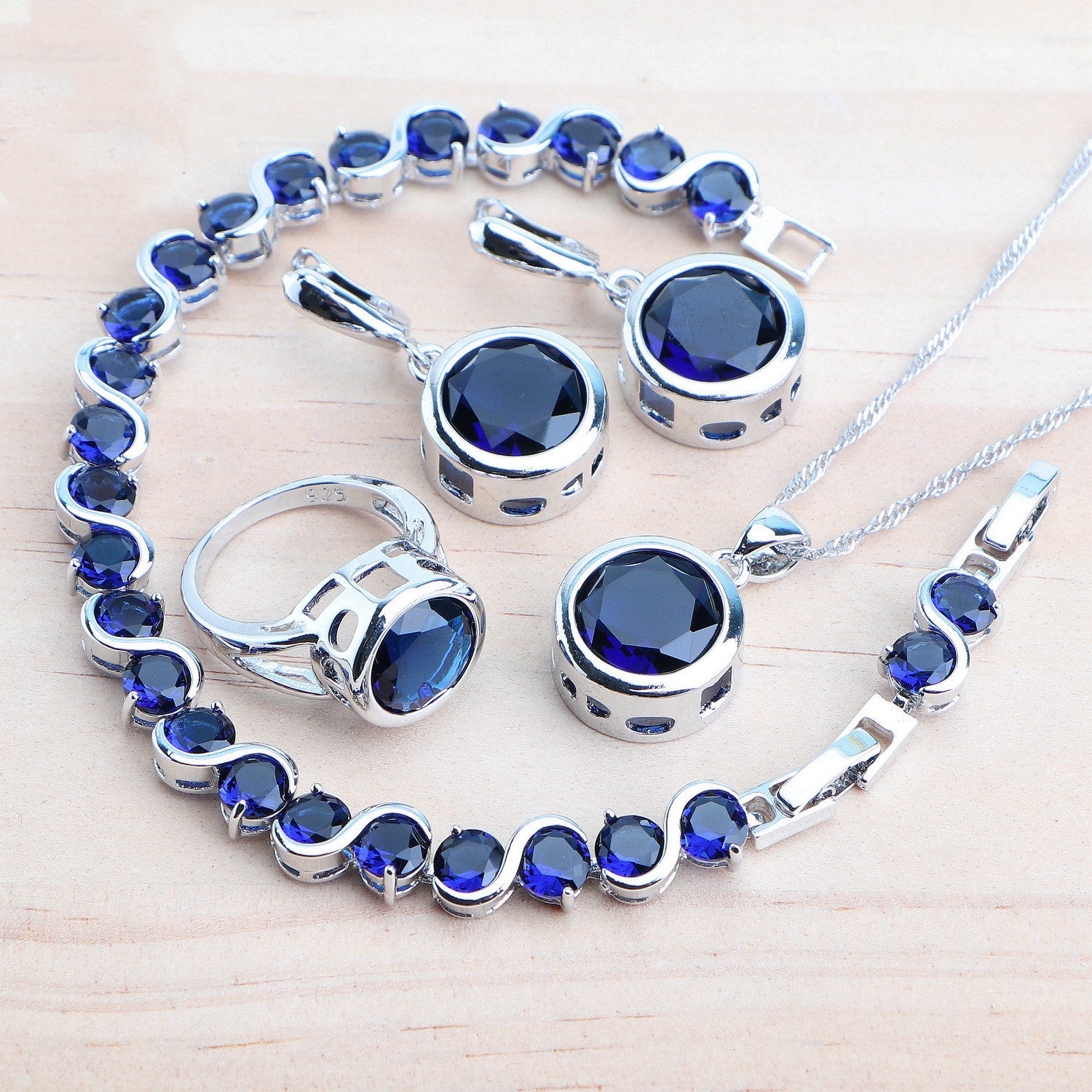 Sterling Silver Women's Jewelry Set