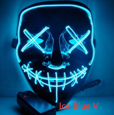 Halloween Horror Glowing Mask V Shape