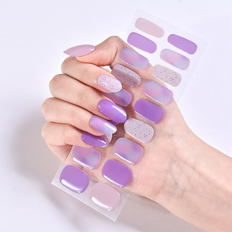 Women's Fashion Simple Wear Nail Patch Gel