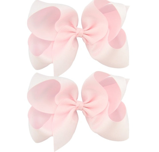 6 Inch Bow Hairpin for Children - 30 Colors, European Style