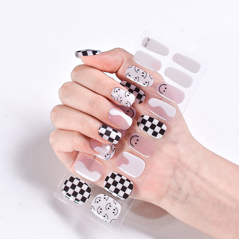 Women's Fashion Simple Wear Nail Patch Gel