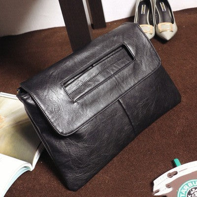 Large Capacity PU Crossbody Shoulder Belt Clutch