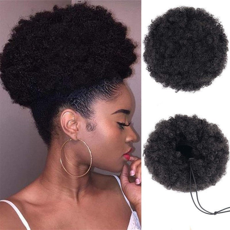 Kinkycurl Large Afro Fluffy Micro-curly Wig Hair Bag