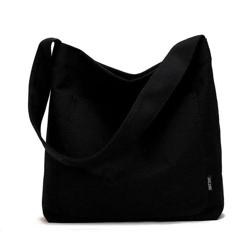 Simple Solid Color Women's Shoulder Bag With Large Capacity