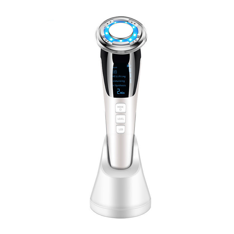 Ultrasonic LED Photon Vibration Light Therapy Massage Apparatus Micro-current Beauty Apparatus