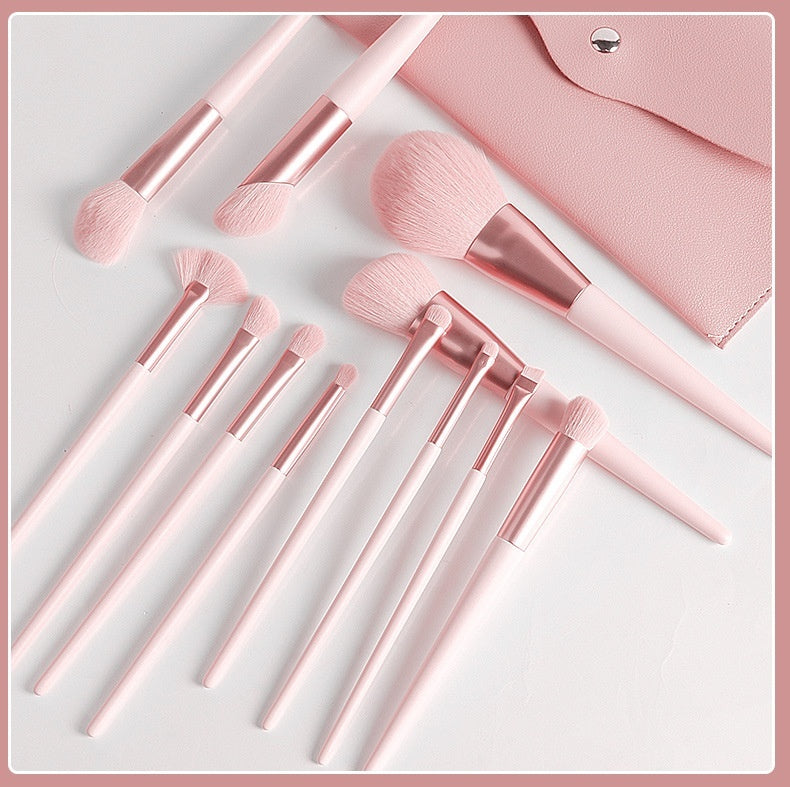 pink brush set